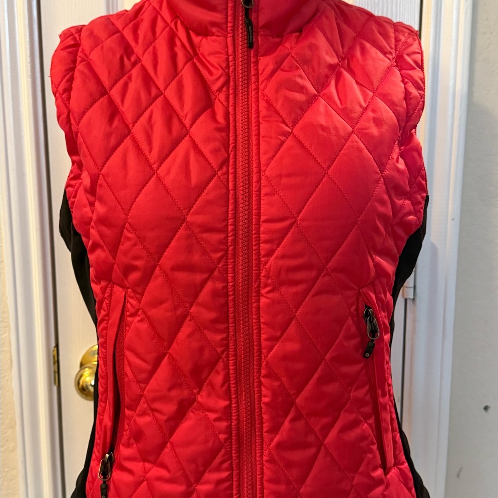 Marmot Kitzbuhel Pink and Black women's Quilted Vest Small